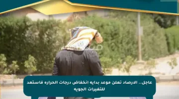 عاجل.. الأرصاد تعلن موعد بداية انخفاض درجات الحرارة فاستعد للتغيرات الجوية